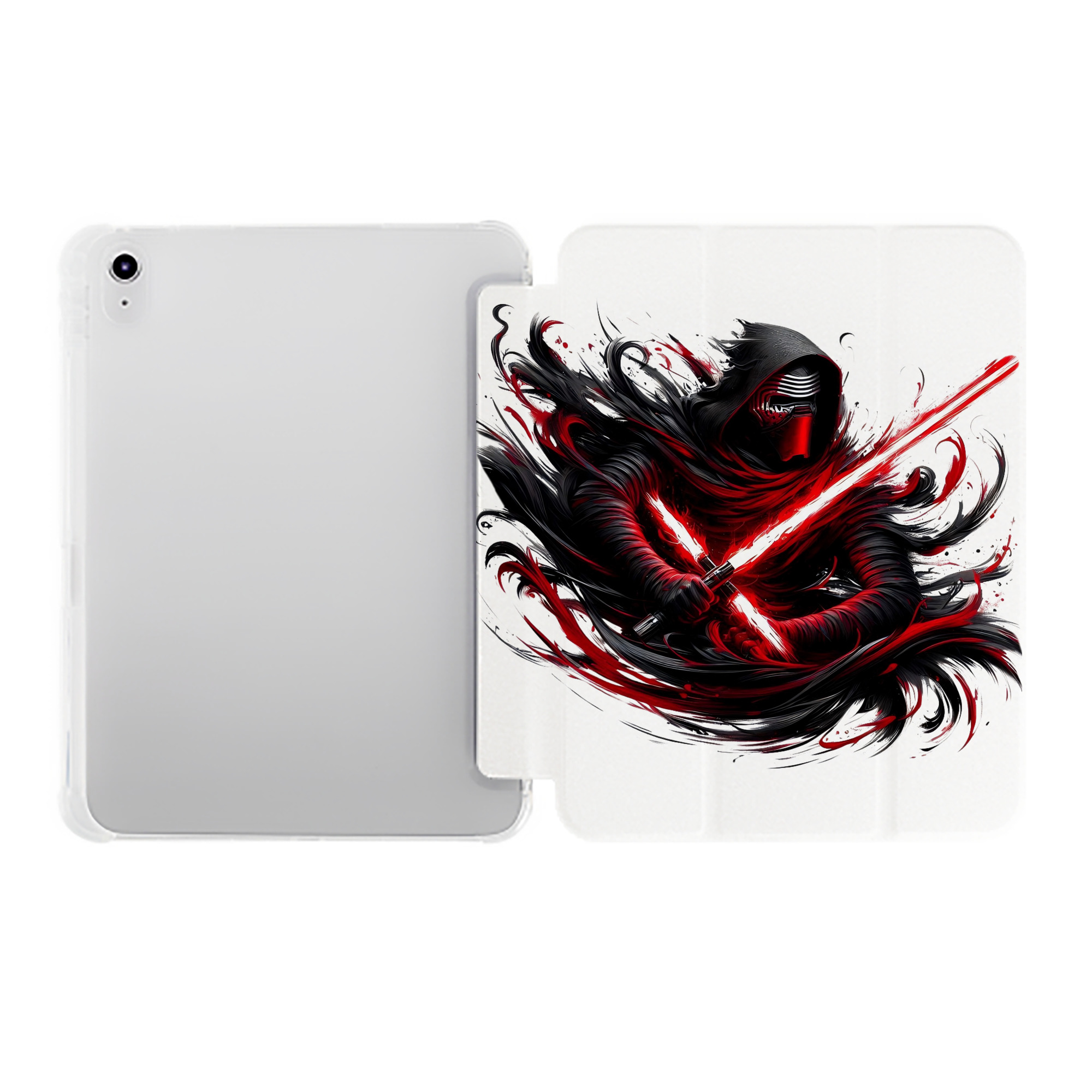 （画像用） スター・ウォーズ Star Wars IPad ケース ペン収納付き 三つ折りスタンド PUレザー×シリコン 対応機種9.5/10.5/10.9インチ